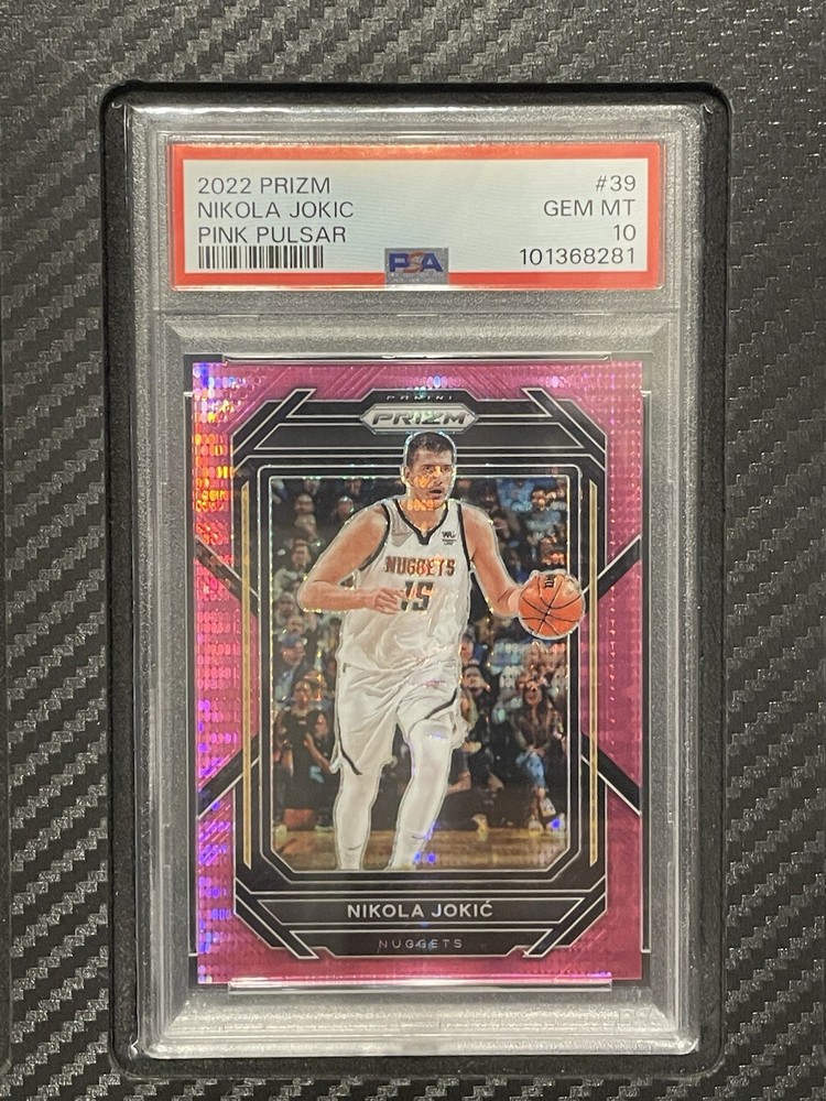 2022 PSA 10 Nikola Jokic #39 Pink Pulsar Prizm #d/42 2022-2023 Panini Prizm NBA
