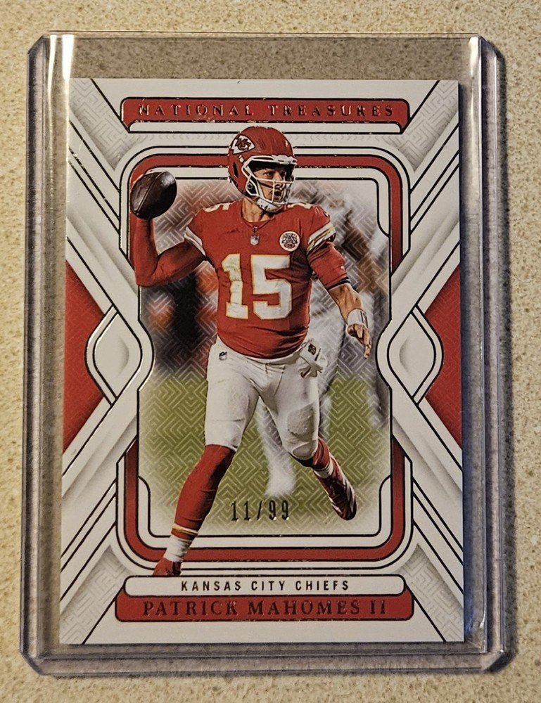 Patrick Mahomes II 2024 Panini National Treasures Base Card #d /99 - Chiefs 🔥