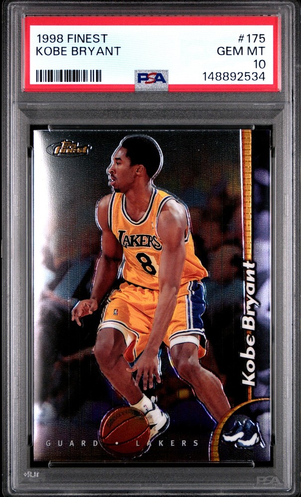 1998 FINEST #175 KOBE BRYANT PSA 10