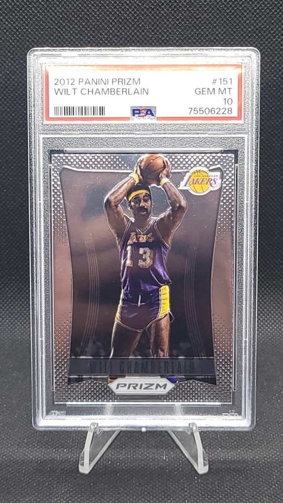 2012-13 Panini Prizm Wilt Chamberlain #151 PSA 10 GEM MT - HOF Lakers Legend