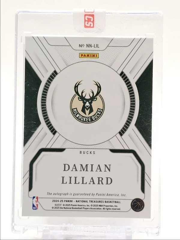 DAMIAN LILLARD 2024-25 NATIONAL TREASURES NOTABLE NICKNAMES AUTO 02/25 view 2