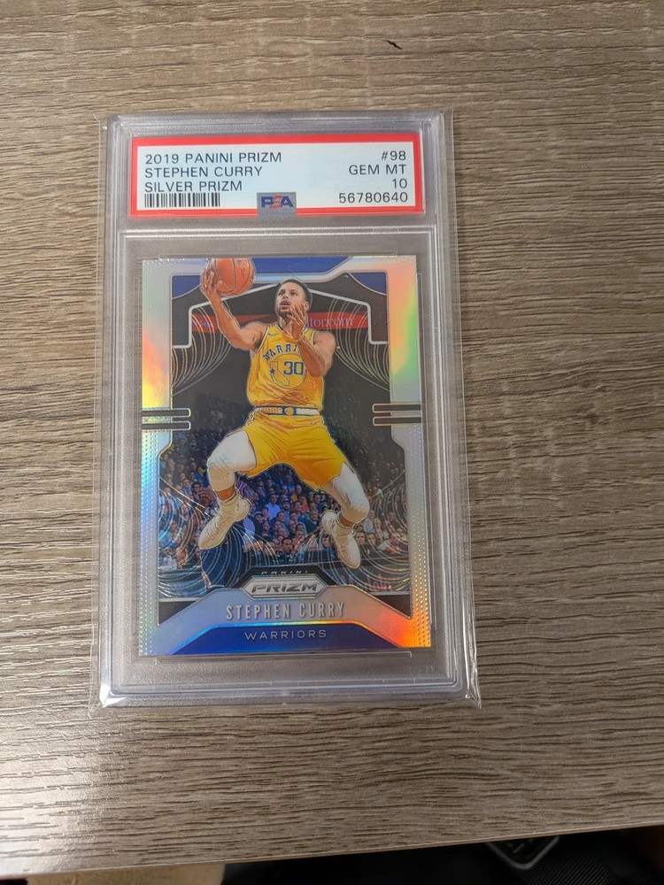 2019 Panini Prizm Silver #98 Stephen Curry Gem Mint PSA 10