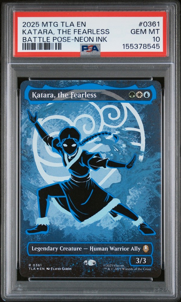 2025 MAGIC: THE GATHERING AVATAR: THE LAST AIRBENDER KATARA, THE FEARLESS PSA 10