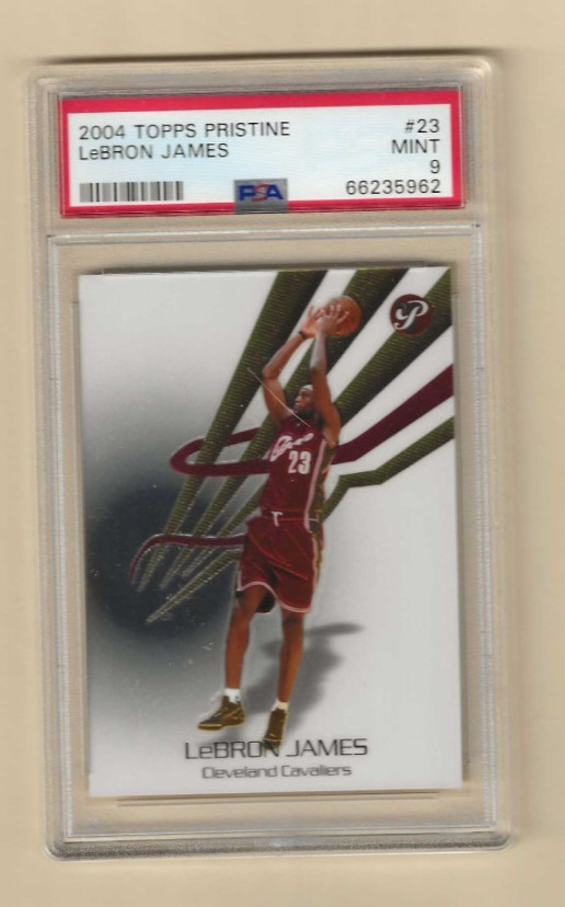 2004 Topps Pristine Lebron James 2nd year card # 23 PSA 9 Mint