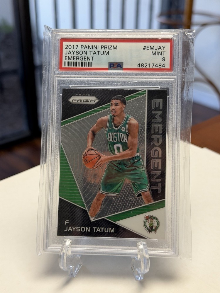 2017 Jayson Tatum ROOKIE Emergent PSA 9 #EMJAY Panini Prizm