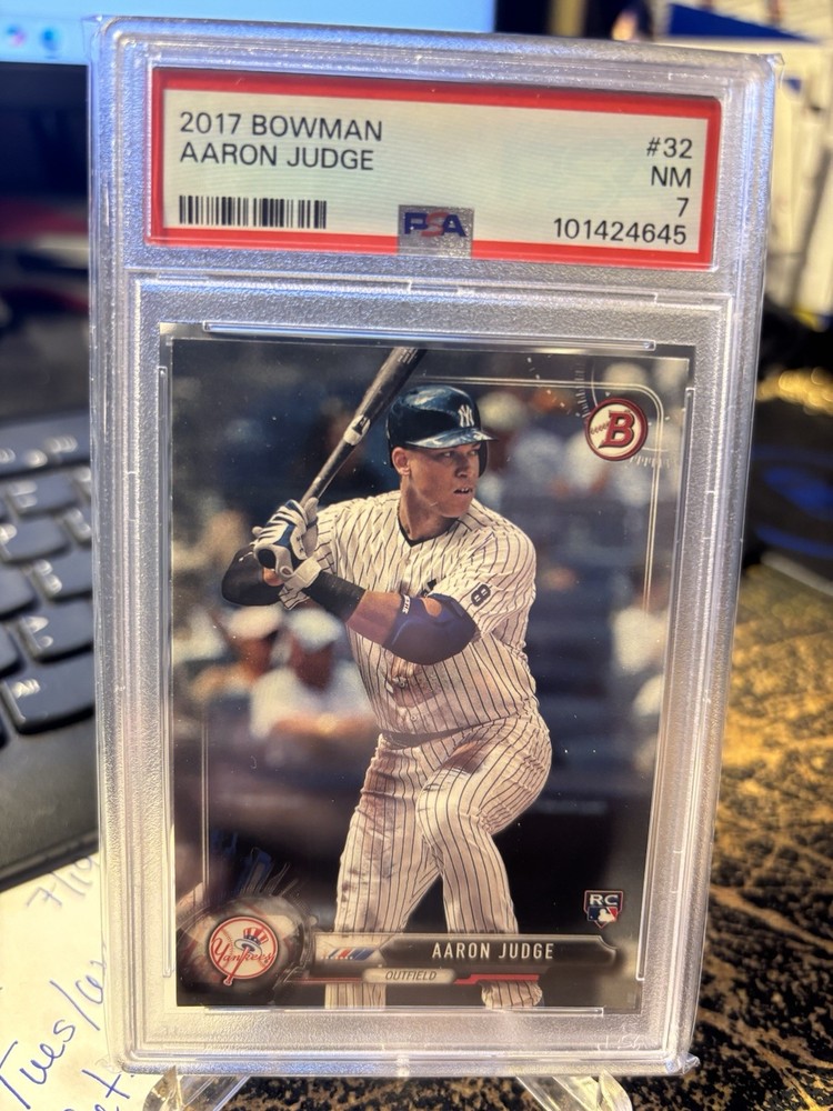 2017 Bowman Aaron Judge #32 PSA 7 NM Rookie RC New York Yankees