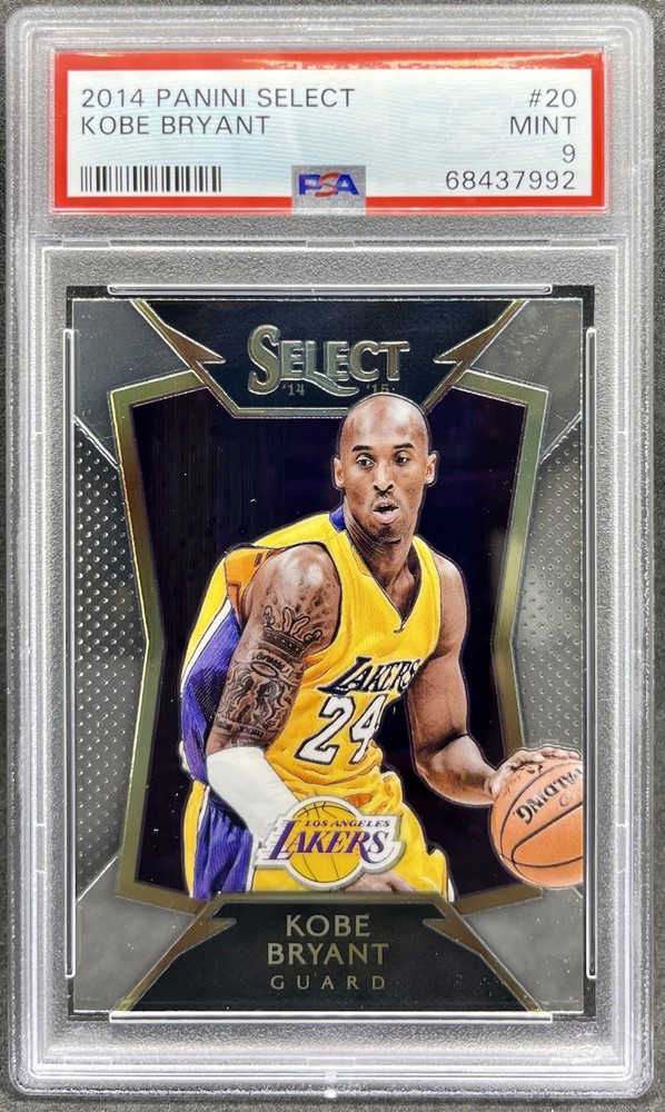 Kobe Bryant Panini 2014-15 Select Concourse #20 PSA 9 Los Angeles Lakers HOF