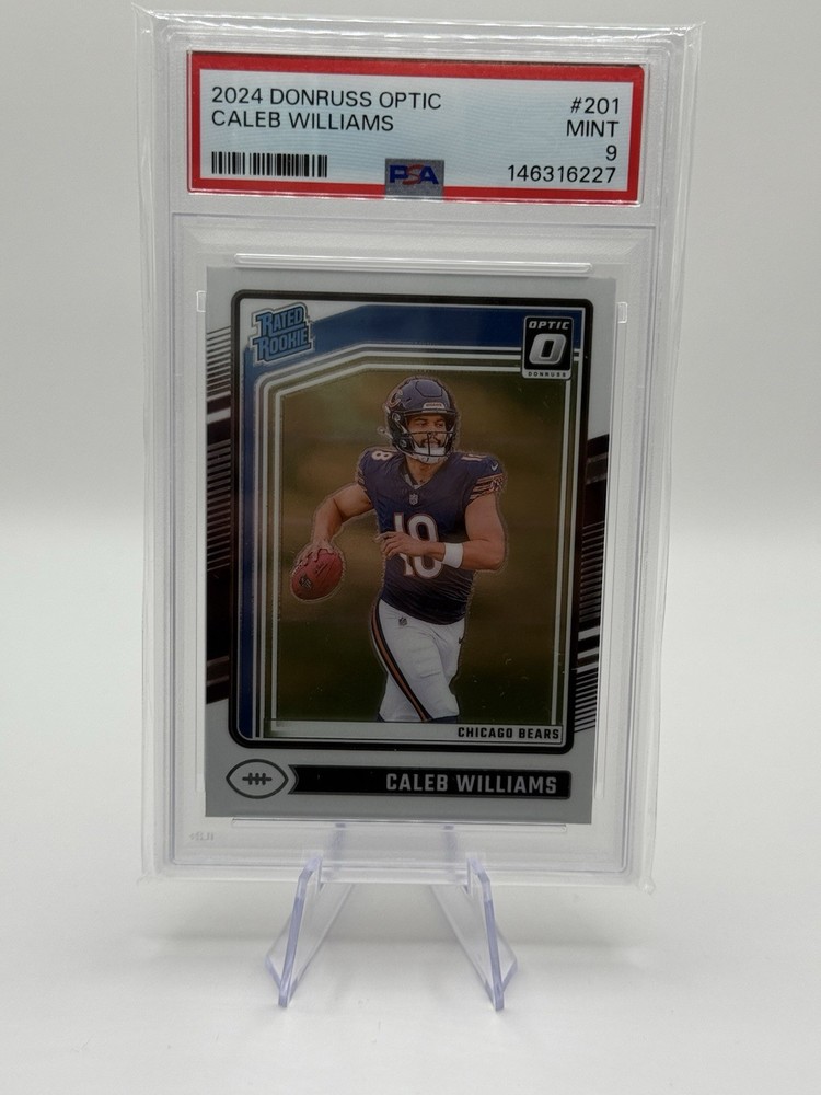 2024 Panini Donruss Optic - Rated Rookie Caleb Williams #201 (RC) PSA 9