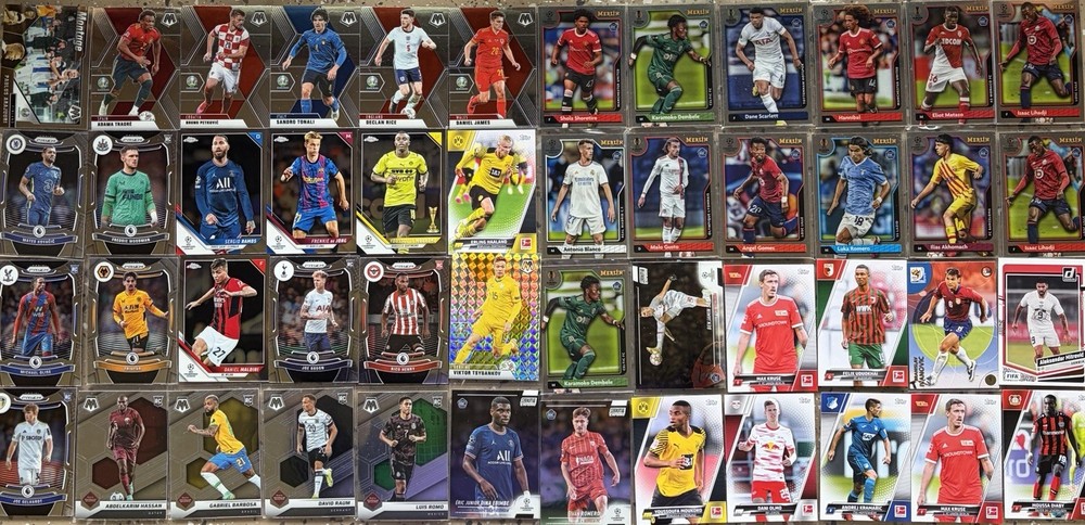 2021-2024 48 Card Soccer Lot. Topps, Prizm, Mosaic, Donruss.
