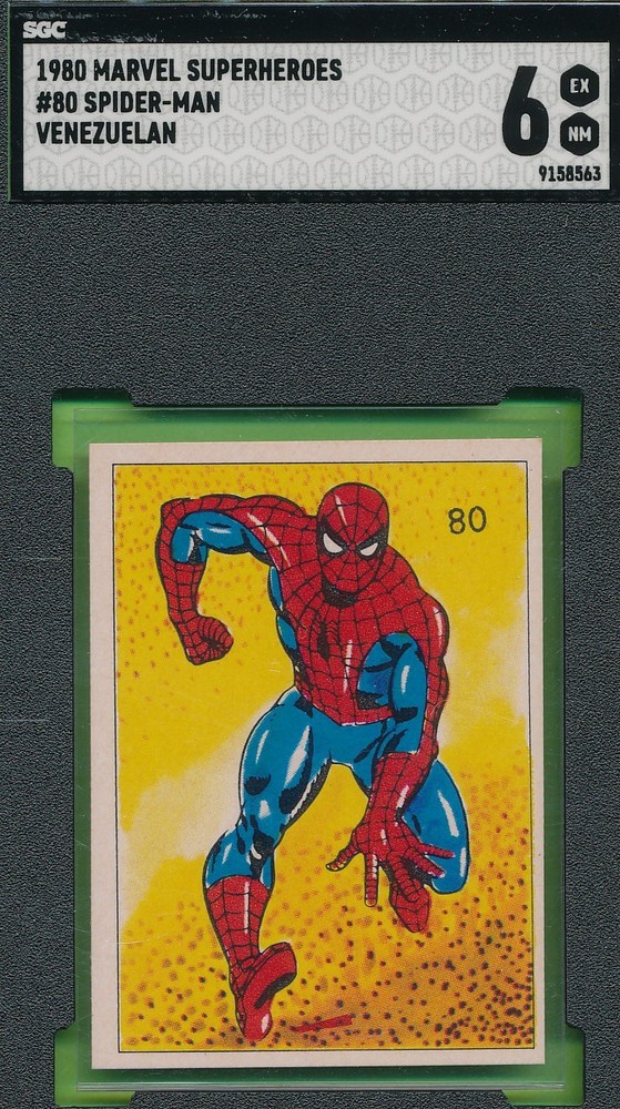 VENEZUELAN SPIDER-MAN 1980 MARVEL SUPERHERO-80 GRADED SGC 6 RARE SPIDERMAN TPHLC