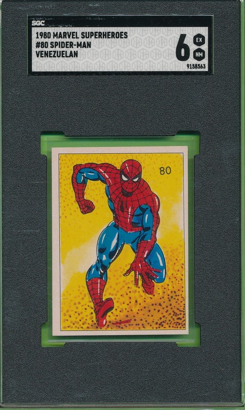 VENEZUELAN SPIDER-MAN 1980 MARVEL SUPERHERO-80 GRADED SGC 6 RARE SPIDERMAN TPHLC view 2