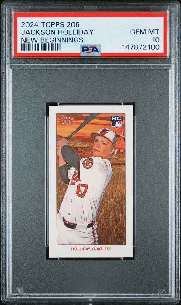 2024 TOPPS 206 NEW BEGINNINGS JACKSON HOLLIDAY PSA 10