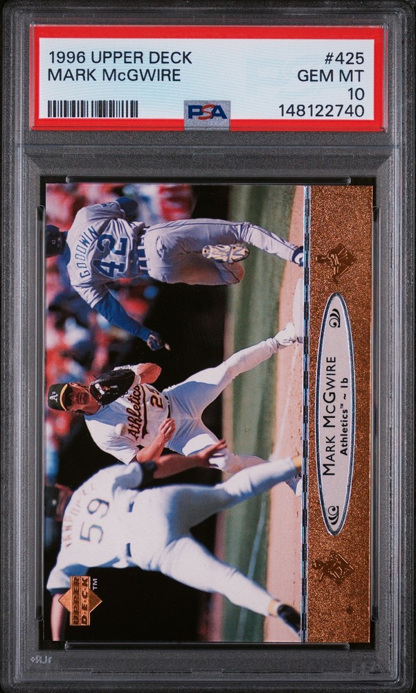 1996 UD #425 MARK MCGWIRE PSA 10
