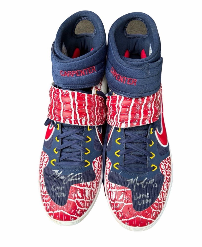 Matt Carpenter Game Used Cleats St. Louis Cardinals Autographed Auto