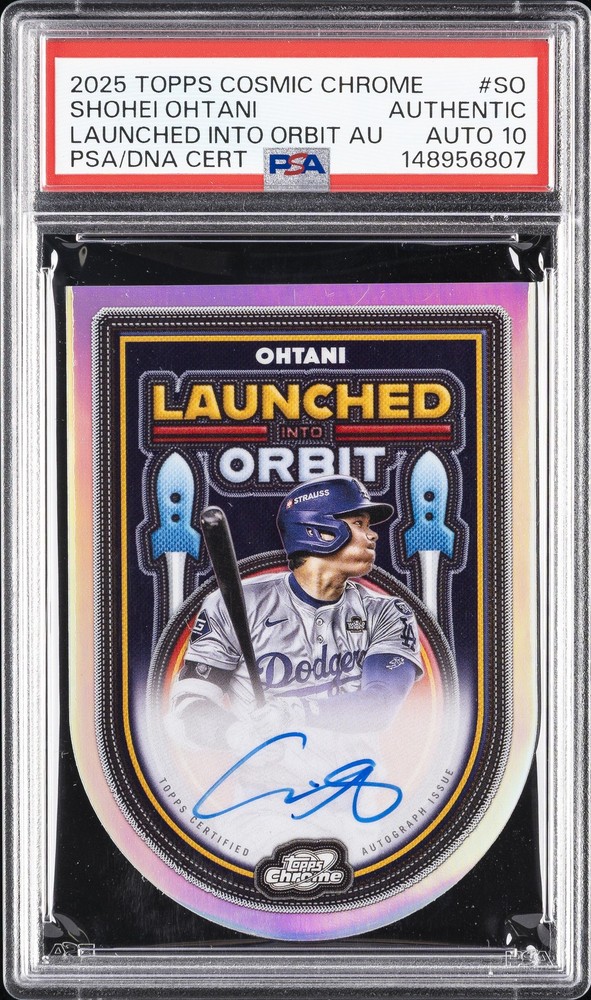 2025 #SO SHOHEI OHTANI PSA AUTHENTIC AUTO 10