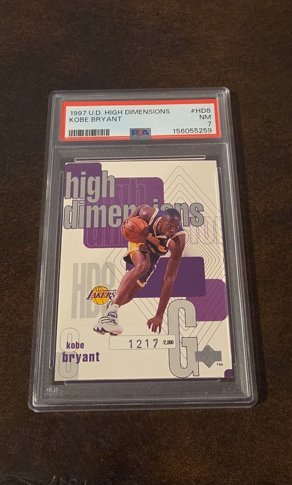 1997-98 Upper Deck - High Dimensions Kobe Bryant #HD8 /2000 PSA 7