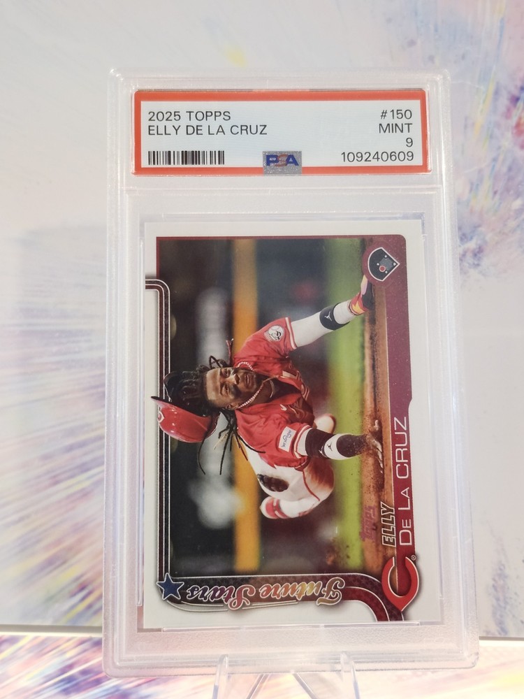 2025 Topps Elly De La Cruz Future Stars #150 Cincinnati Reds PSA 9 MINT
