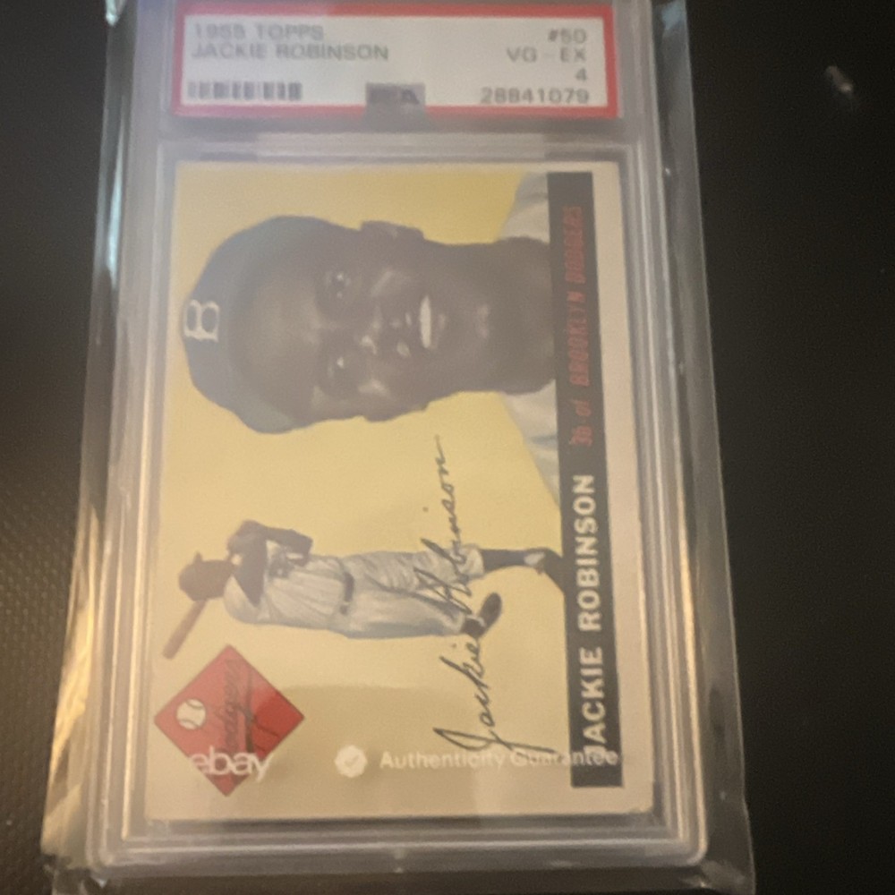 1955 Topps - Jackie Robinson #50 PSA 4 VG-EX Brooklyn Dodgers