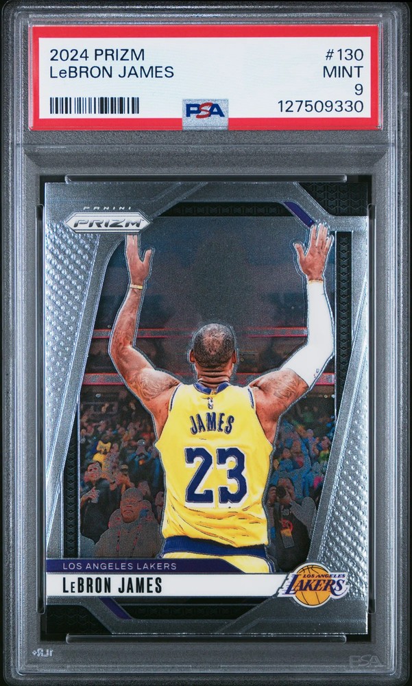 2024 Panini Prizm LeBron James #130 PSA 9