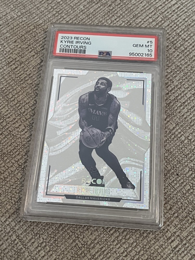 2023 Panini Recon Contours Holo Dots SSP Kyrie Irving #5 PSA 10 Gem Mint