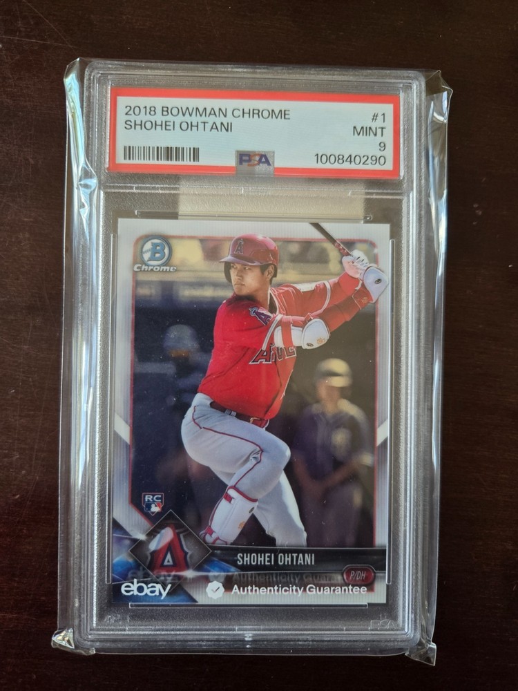 2018 Bowman Chrome #1 Shohei Ohtani Rookie PSA 9