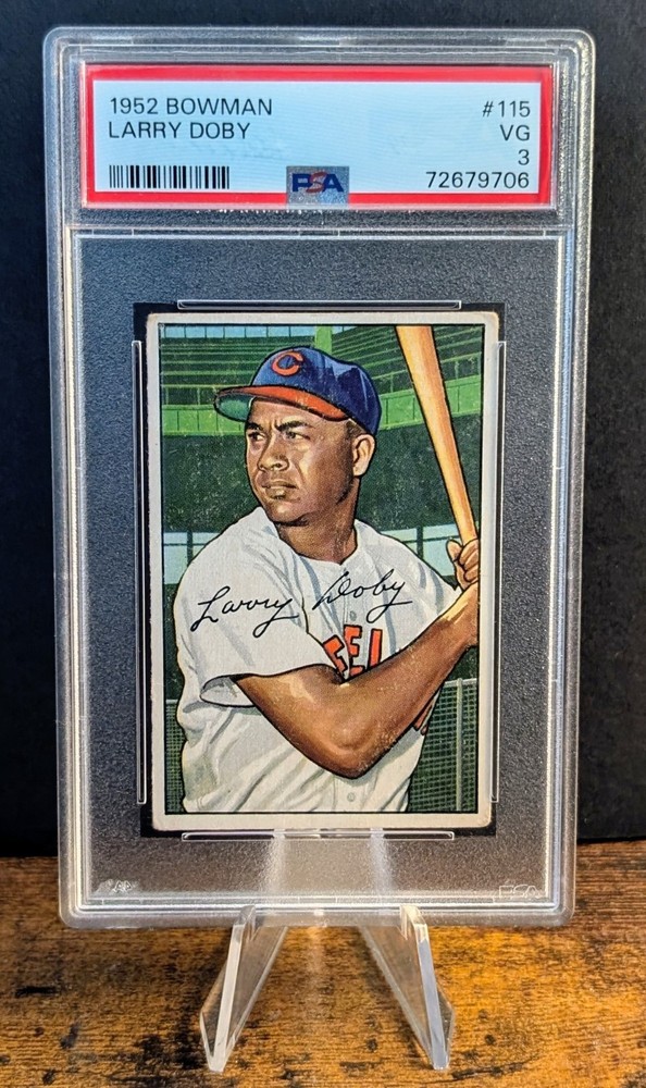 1952 BOWMAN #115 LARRY DOBY PSA 3