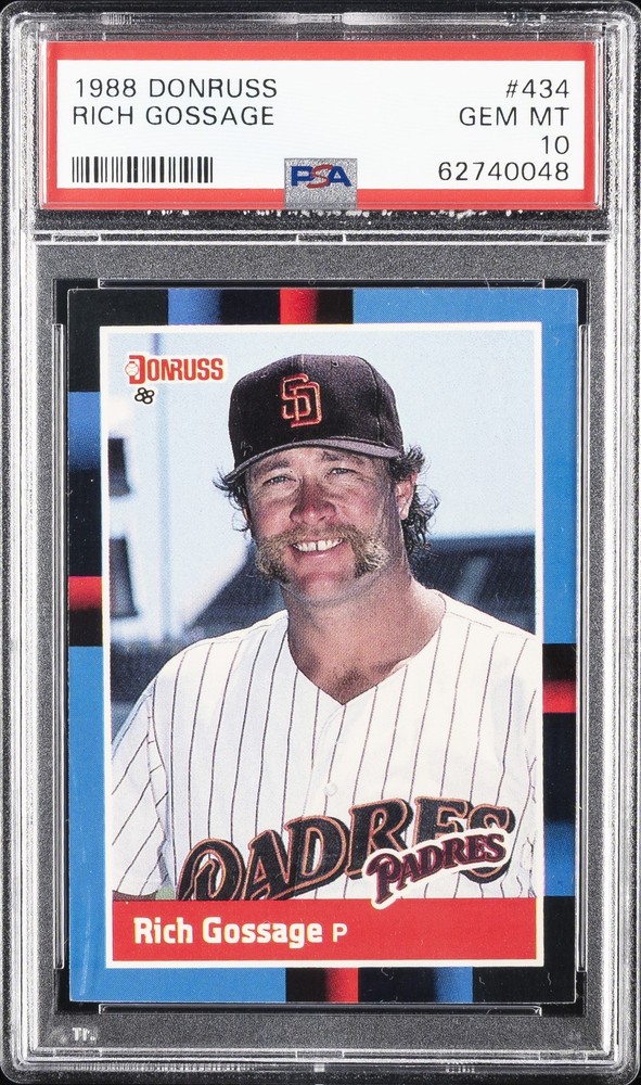 1988 DONRUSS #434 RICH GOSSAGE PSA 10