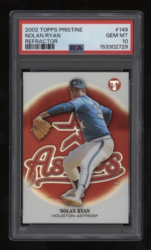 2002 Nolan Ryan PSA 10 Topps Pristine Refractor #122/149 *NICE* Invest NOW