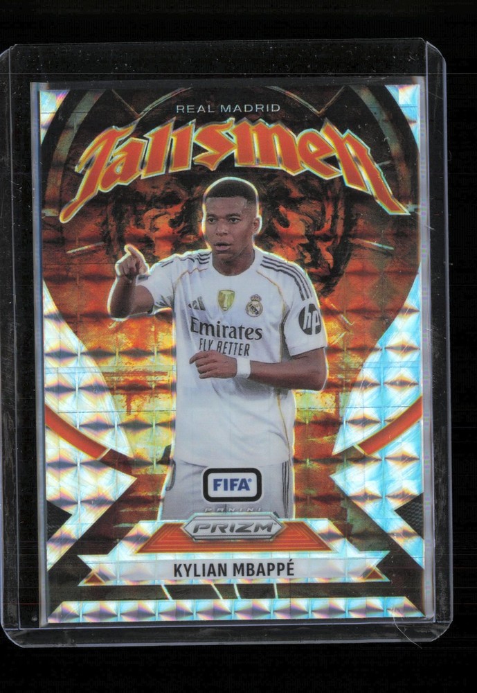 2025-26 Panini Prizm FIFA Kylian Mbappe Mosaic Prizm Talismen #181 Real Madrid