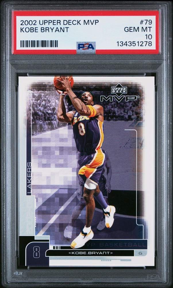 2002 UPPER DECK MVP #79 KOBE BRYANT PSA 10