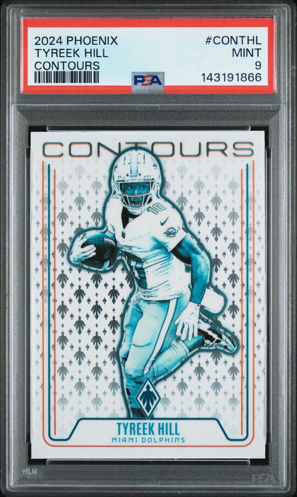 2024 PANINI PHOENIX CONTOURS #CONTHL TYREEK HILL PSA 9
