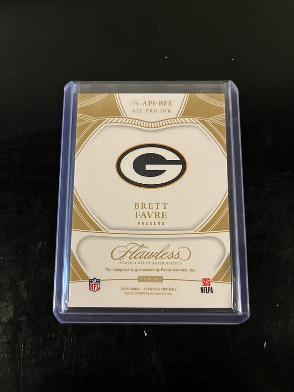 Brett Favre Green Bay Packers Flawless Auto /25 view 2
