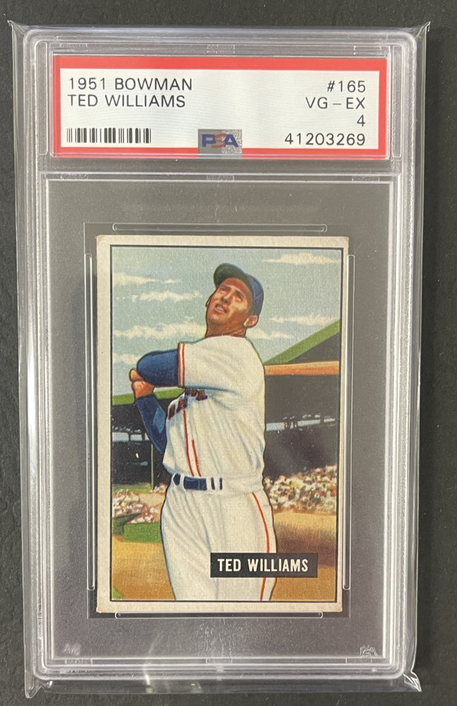1951 Bowman Ted Williams PSA 4