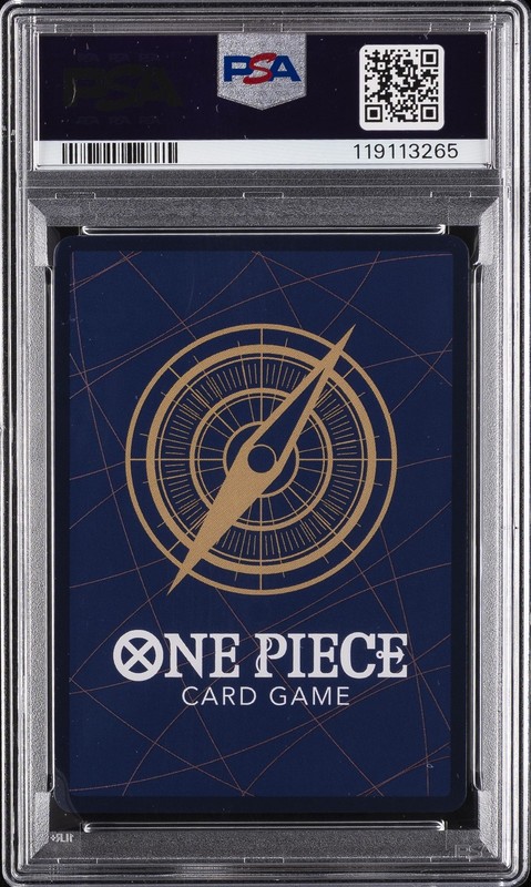 2025 ONE PIECE OP11-A FIST OF DIVINE SPEED #119 MONKEY D. LUFFY PSA 10 view 2