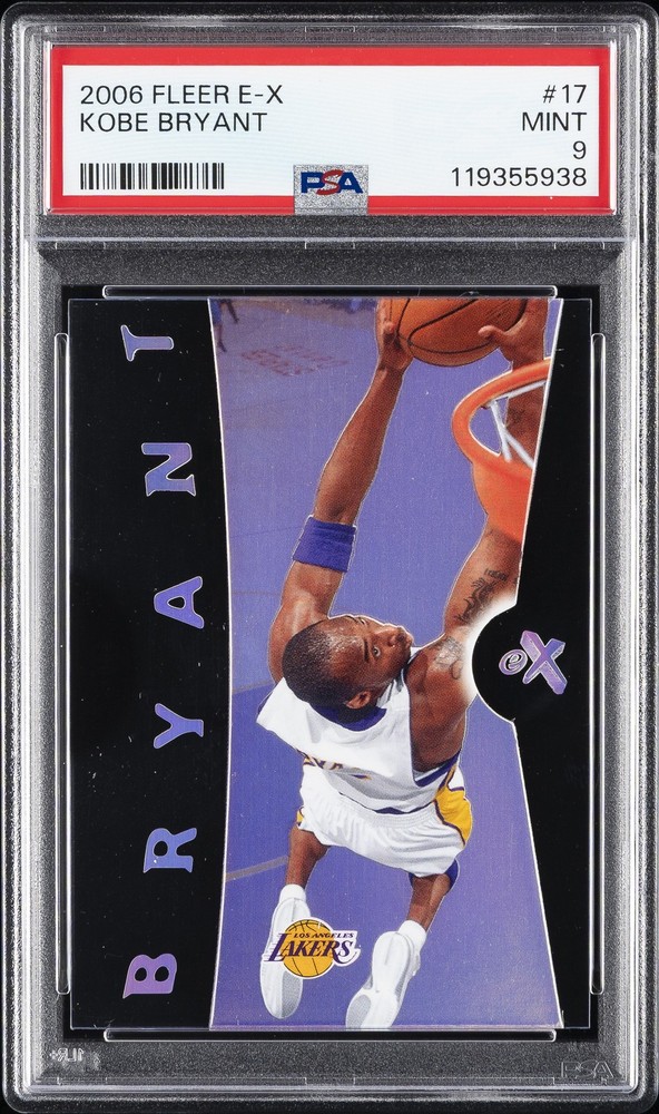 2006 FLEER E-X #17 KOBE BRYANT PSA 9