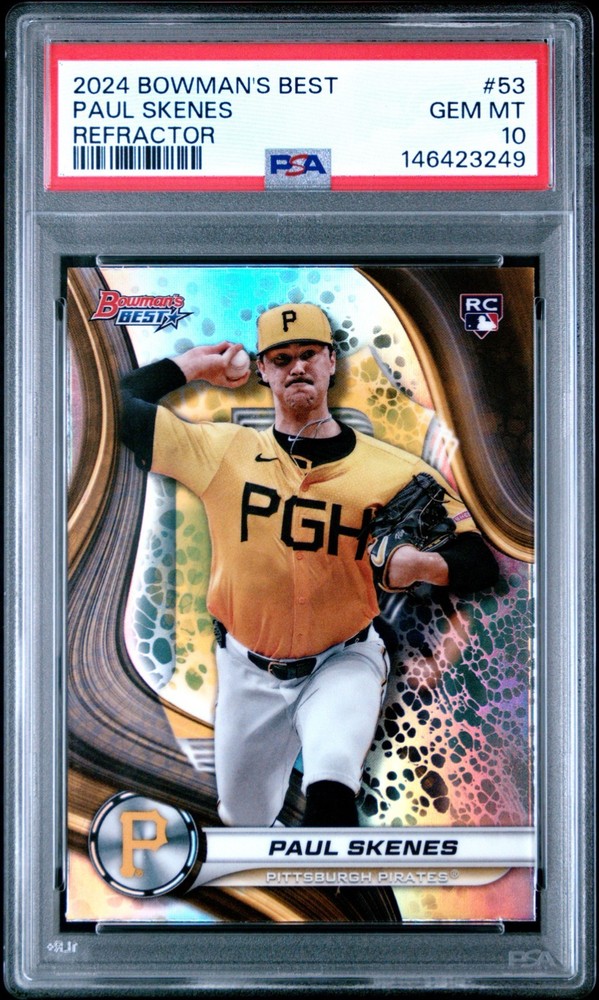 2024 Bowman's Best Paul Skenes Refractor PSA 10
