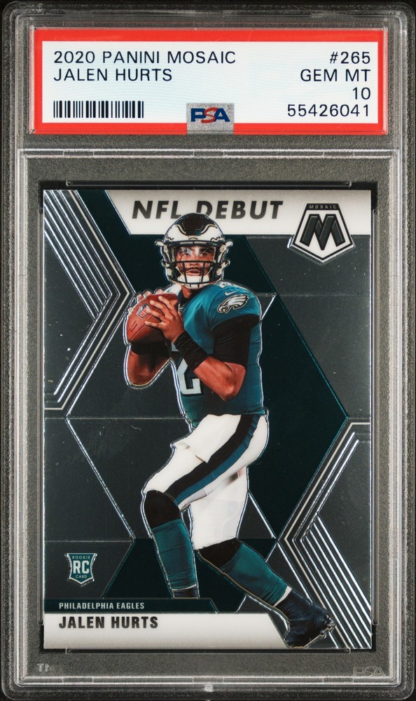 2020 PANINI MOSAIC #265 JALEN HURTS PSA 10