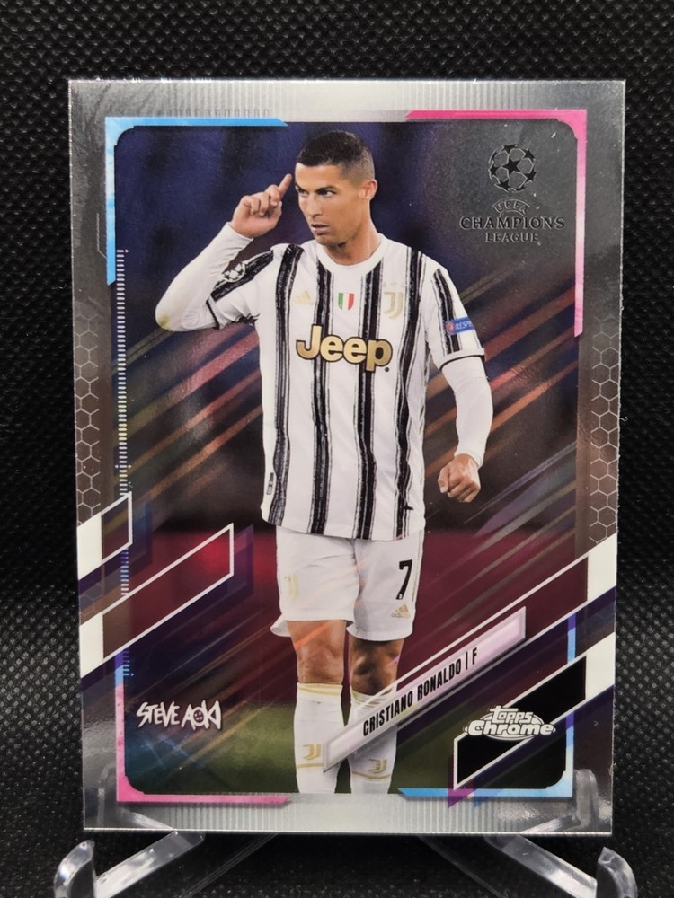 2020-21 Topps Chrome UCL Cristiano Ronaldo #100