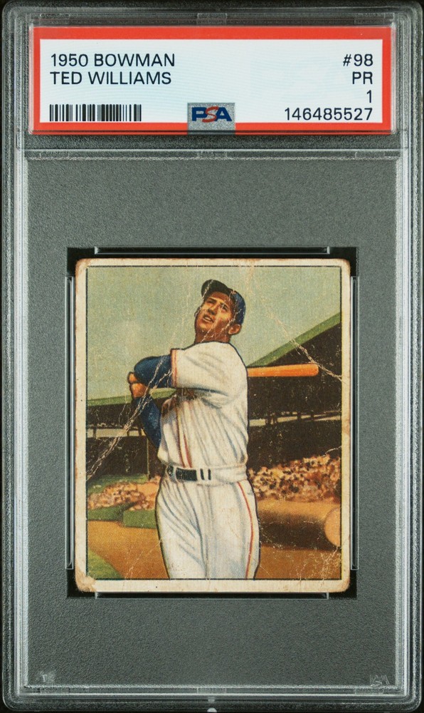 1950 BOWMAN #98 TED WILLIAMS PSA 1