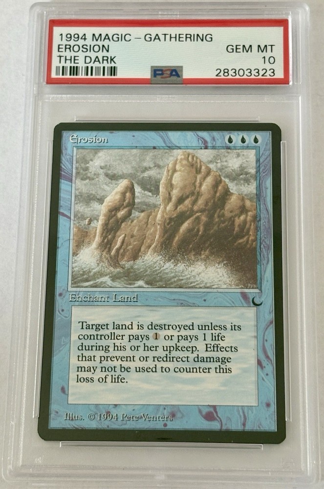 1994 Magic The Gathering Erosion The Dark PSA 10
