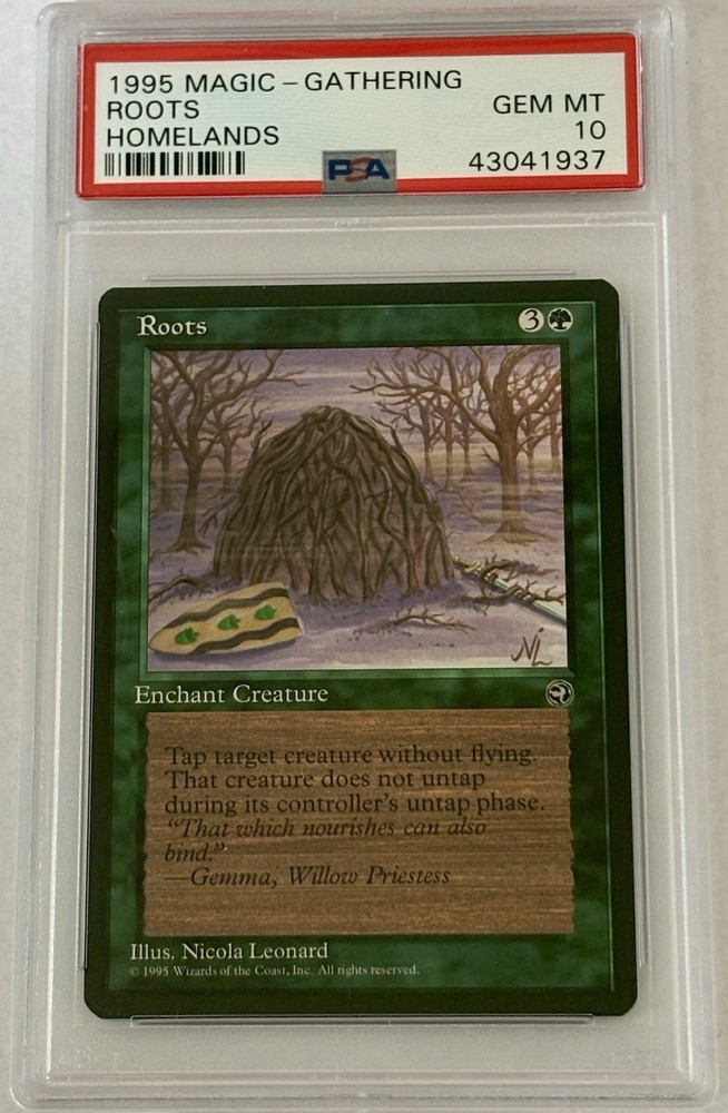 1995 Magic The Gathering Roots Homelands PSA 10 view 1