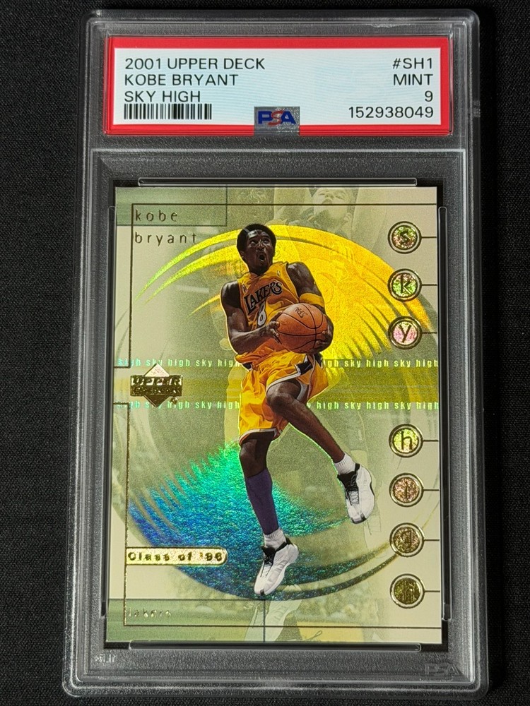 2001 Upper Deck Sky High Kobe Bryant #SH1 PSA 9 MINT Lakers INSERT NEW LABEL SP