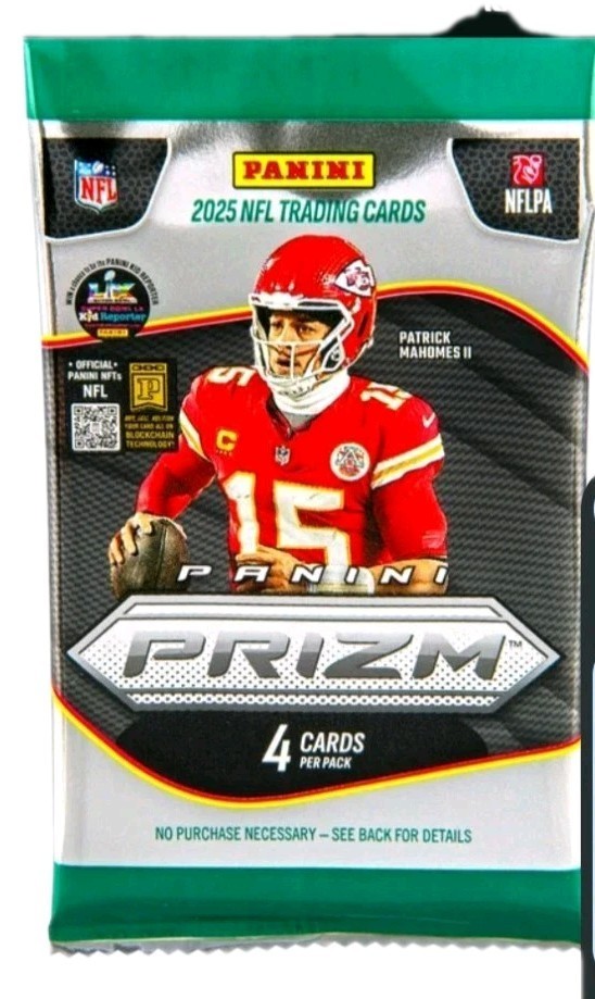 2025 Panini Prizm Football Guaranteed (Gold Prizm Auto /10) Hot Pack