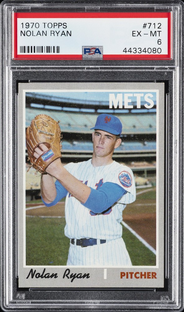 1970 TOPPS #712 NOLAN RYAN PSA 6