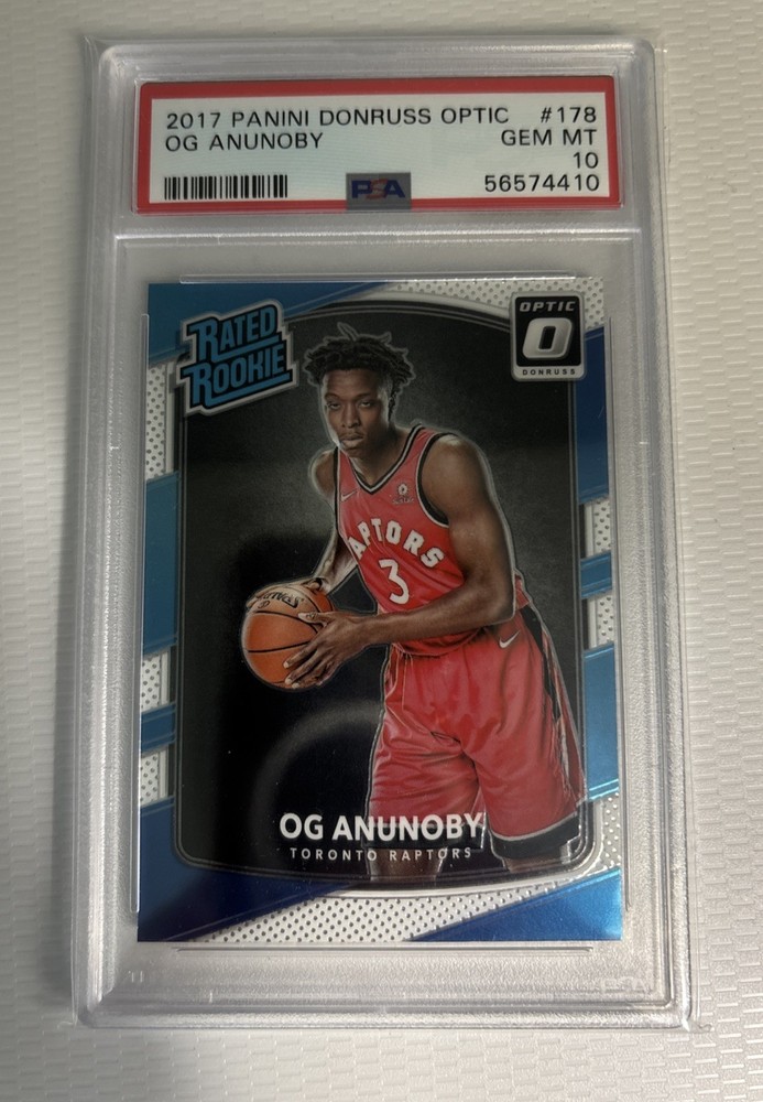 OG Anunoby 2017 Panini Donruss Optic Rated Rookie PSA 10 #178 Knicks