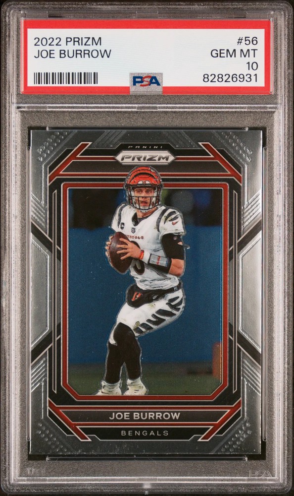 2022 Panini Prizm Joe Burrow #56 PSA 10