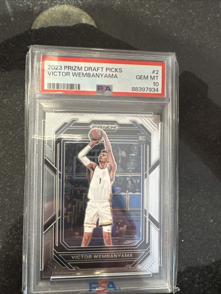2023-24 Panini Prizm Draft Picks - Victor Wembanyama #2 (RC) PSA 10