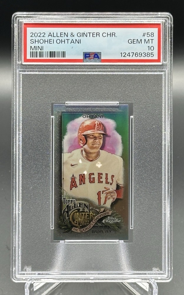 PSA GM 10 | 2022 Topps Allen & Ginter Chrome #58 Shohei Ohtani - Mini READ