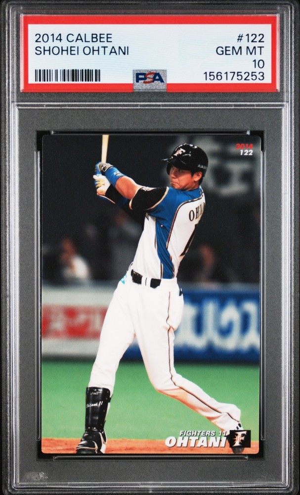 2014 CALBEE #122 SHOHEI OHTANI ROOKIE RC PSA 10