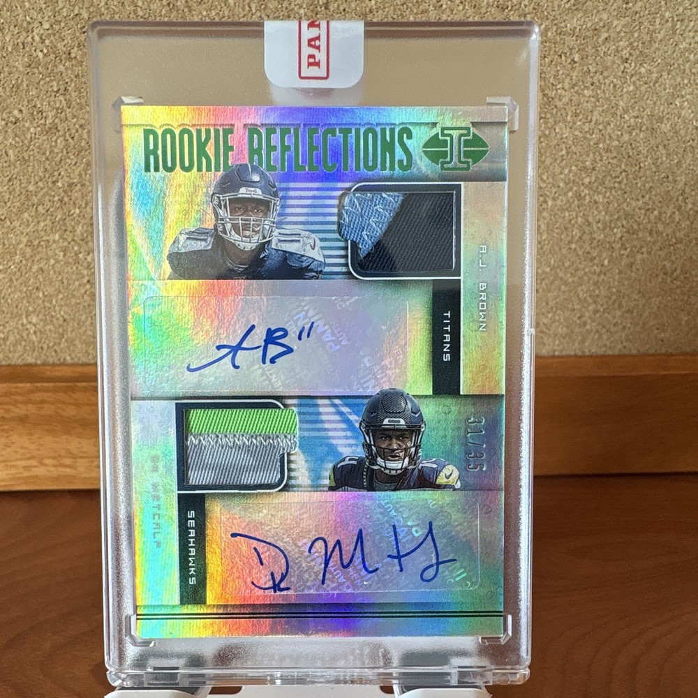 2019 Panini Rookie Reflections Brown/Metcalf Dual Patch Auto /35